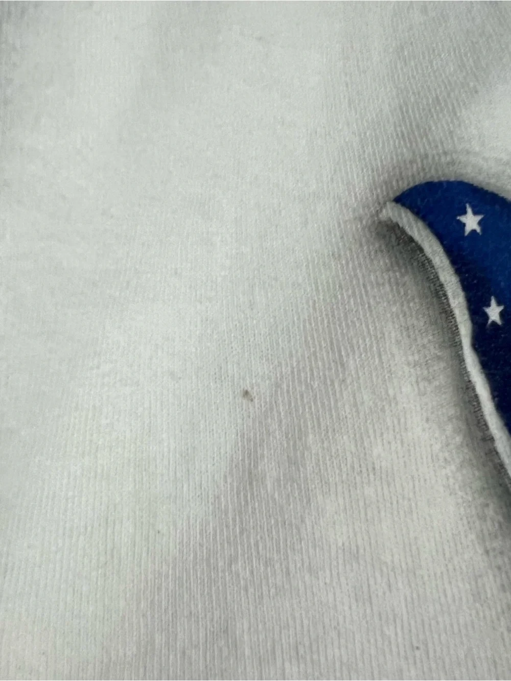 Vintage Majestic MLB New York Yankees US American Flag White T-Shirt Mens Large